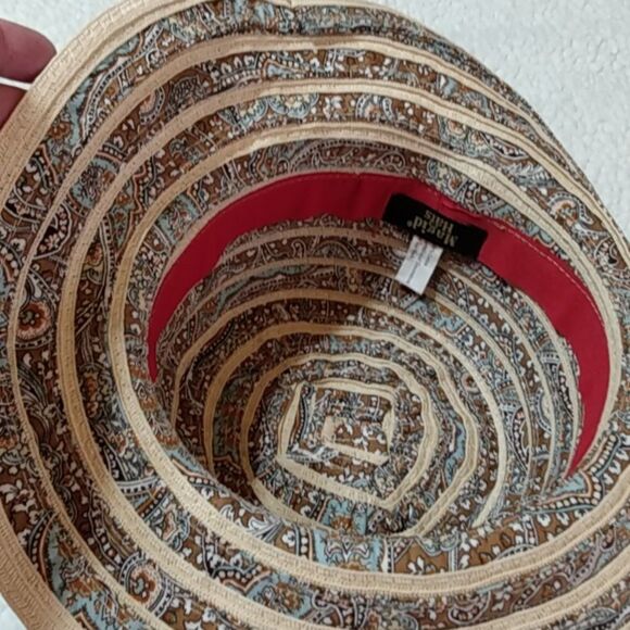 Magid Hats Tan and Brown w/ Paisley Print - Picture 11 of 12